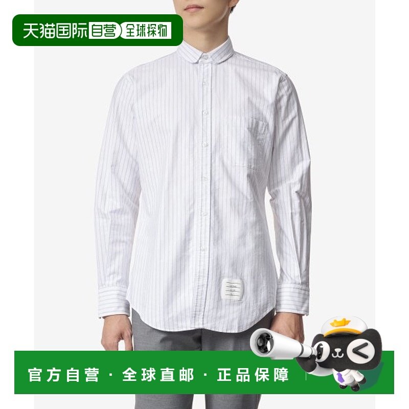 韩国直邮THOM BROWNE 男衬衫男士MWL202AF0013450FW23 PINSTRIPE