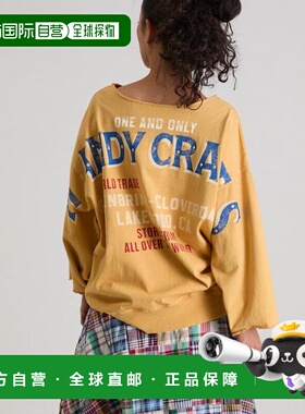 1h可退 日本直邮Freada 女装 全棉 可翻转设计 大logo印花T恤 182