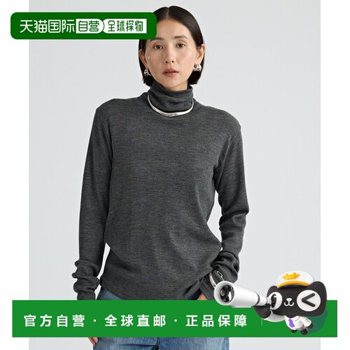 日本直邮Chaos 女士 极细羊毛罗纹高领针织衫 105【付后1h可退】