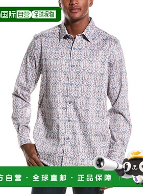 自营Robert Graham Caracas Classic Fit Woven Shirt - white 美