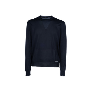 PRADA 男士针织毛衣 UMB92716AIF0008 SS2025 蓝色 MAGLIERIA