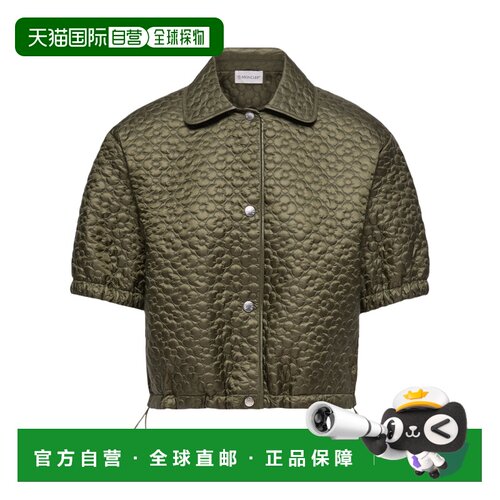 香港直邮Moncler 花卉绗缝短袖衬衫 L10932F00002788UX