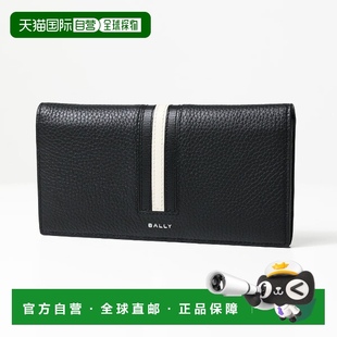 RIBBON 钱包 日本直邮BALLY 长款 皮革双折钱包带零钱 6304909 男士