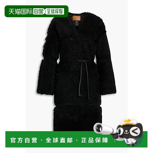 1h可退 香港直邮潮奢 ZIMMERMANN 女士 针织边毛羊皮大衣 4546JKA