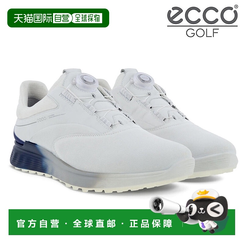 日本直邮ECCO S-Three Boa 男士防水无钉高尔夫球鞋102954）