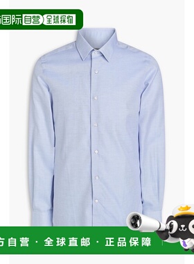 香港直邮Canali 康钠丽 男士 棉质牛津衬衫 GX02179TTA1304