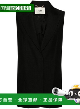 香港直邮FENDI 女士西服  FT5990S9AF0GME CO黑色西装