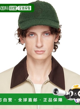 香港直邮J.W. Anderson 男士 绿色棒球帽 AC0409FA0468羊毛