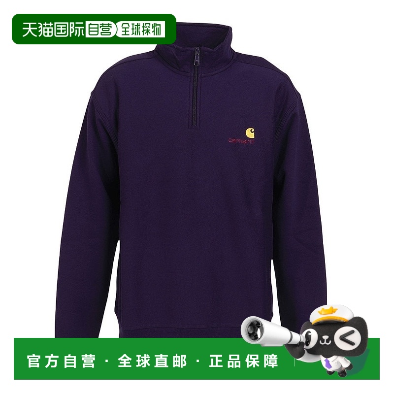 日本直邮Carhartt WIP American Script FW24 Half Zip Sweatshir