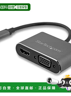 【日本直邮】StarTech.com USB-C-VGA / HDMI转换显示适配器CDP2H