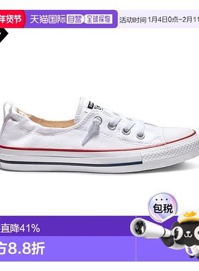 香港直邮CONVERSE匡威CT SHORELINE SLIP WHT休闲鞋脚蹬帆布鞋