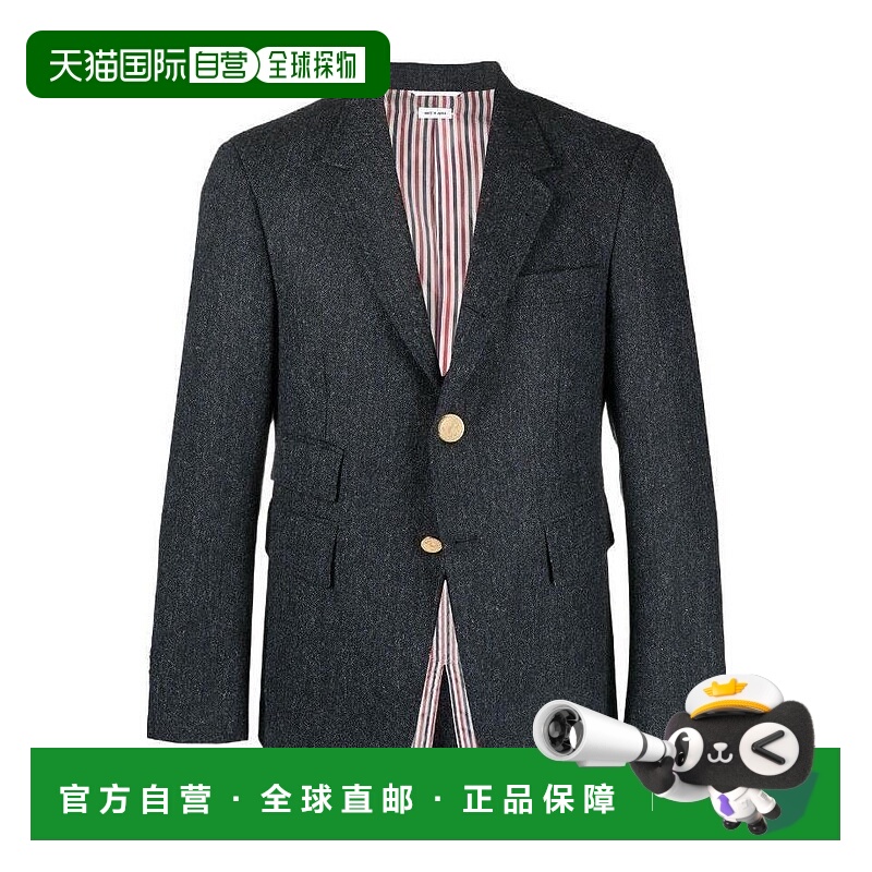 香港直邮Thom Browne 海军蓝单排扣西装外套 MJC328A05385
