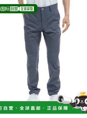 日本直邮Admiral GOLF 男子高尔夫有logo和字母图案修身长裤ADMA3