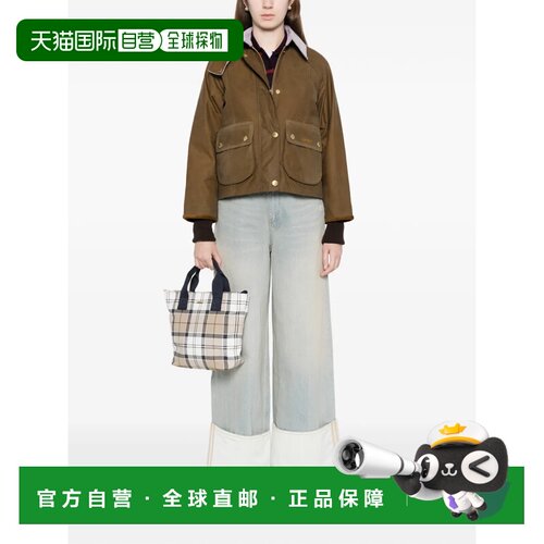美国直邮BARBOUR - Women Cropped Beadnell Wax Jacket外套夹克