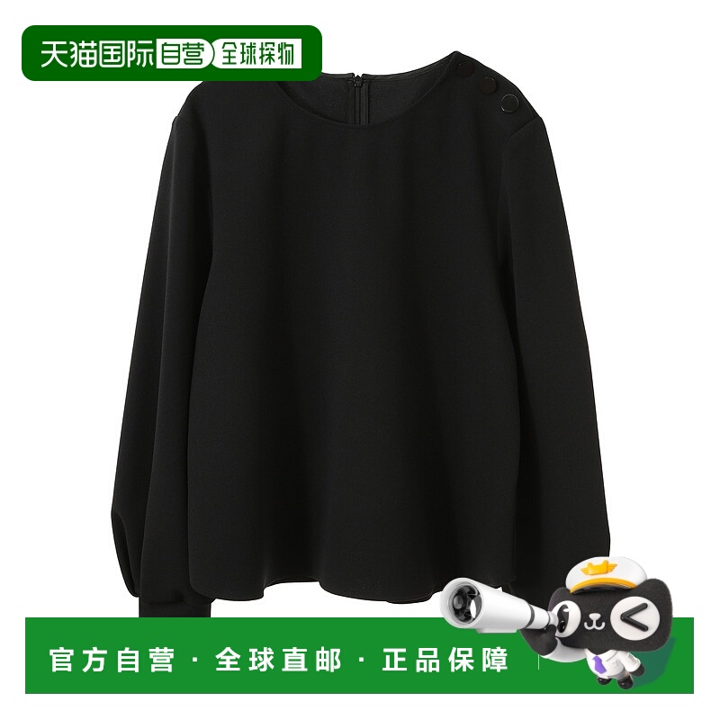 1h可退 日本直邮tiara 女士金属扣装饰收腰圆领上衣 A0151FB072