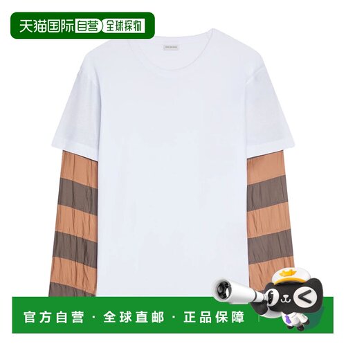 欧洲直邮DRIES VAN NOTEN 男士T恤 02111436031 SS2026 白色