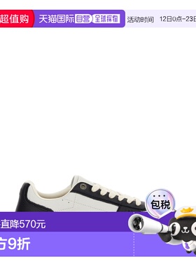 1h可退 香港直邮Represent 男士 黑色皮质运动鞋 MLM911810127