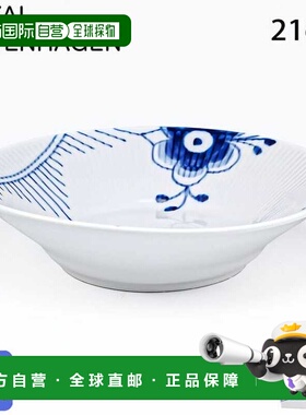 日本直邮ROYAL COPENHAGEN 蓝色全花 巨型 21cm 深盘 2381608(107