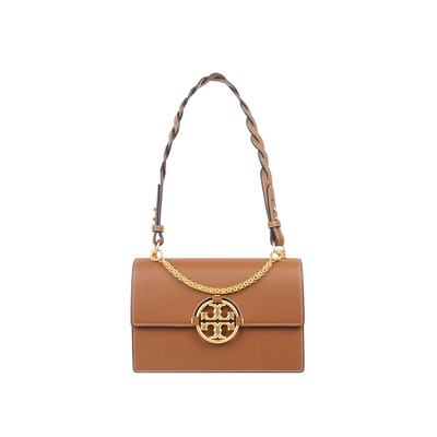 Tory Burch 专柜款 MILLER纯色牛皮革女士单肩斜挎包 81688