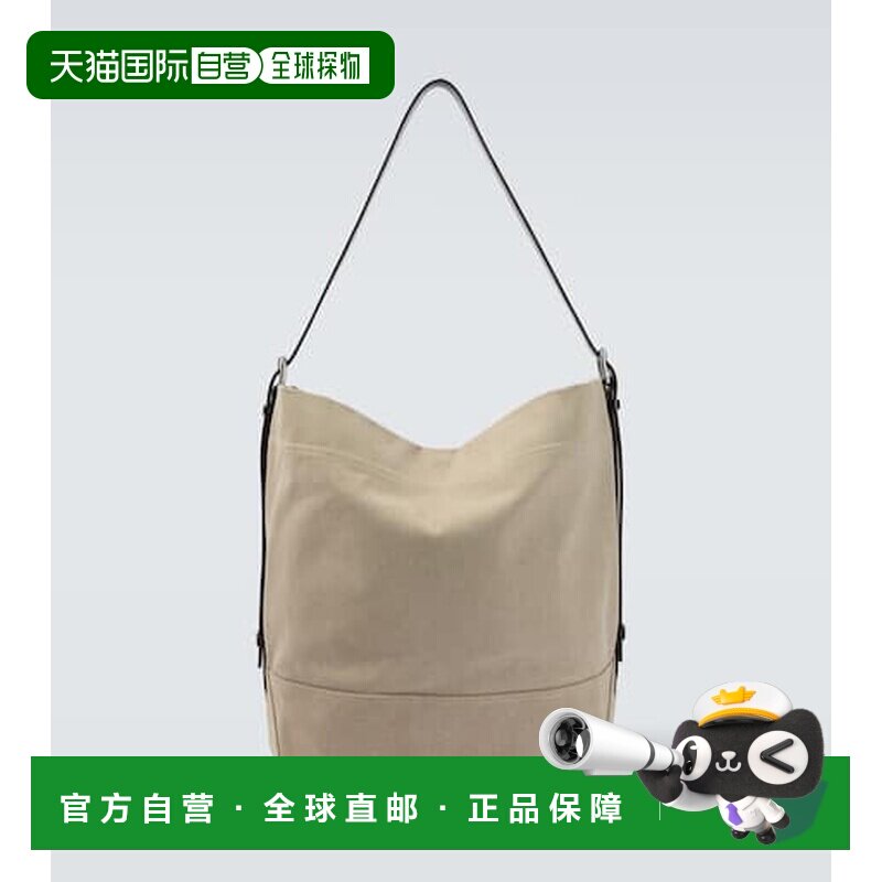 1h可退 香港直邮Lemaire 男士 束带帆布手提包 BG0153LF1400