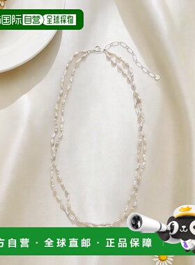 1h可退 日本直邮NOJESS 女士双层淡水珍珠项链 30243116042
