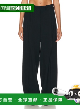 1h可退 香港直邮The Row 女士 Roan 裤子 7715W2769 blue蓝色 舒