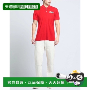 red红色 男士 Polo衫 舒适时尚 Dsquared2 香港直邮潮奢 二次方