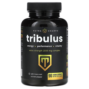 香港直邮NutraChamps,蒺藜，，666 毫克，90 粒素食胶囊