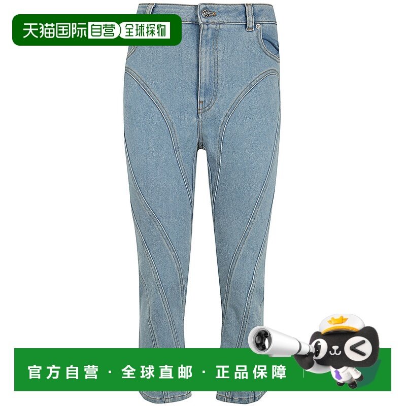 1h可退 香港直邮Mugler 穆勒 女士 PA0426 牛仔裤 24P6PA0426247B,女装/女士精品,牛仔裤,淘宝优惠券,粉丝福利购,淘宝优惠卷