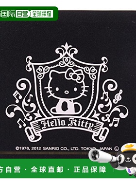 【日本直邮】NONAKA BOEKI 中音萨克斯塑料簧片盒Kitty猫 10片 黑