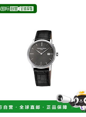 自营 Frederique Constant Slim Line男士手表-黑色 美国奥莱直发