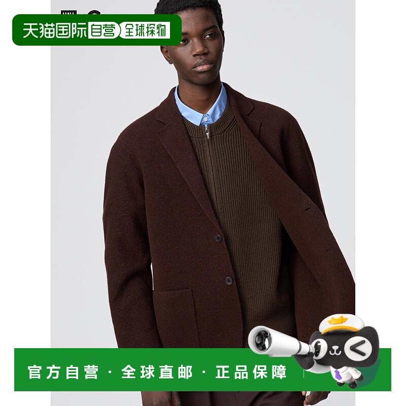 日本直邮UNIQLO男女同款西装外套480812-38优衣库羊毛