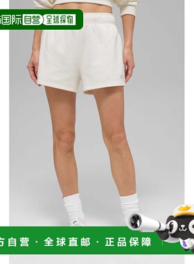 香港直邮alo yoga  Accolade  Logo刺绣系带直筒三分宽松网球  运