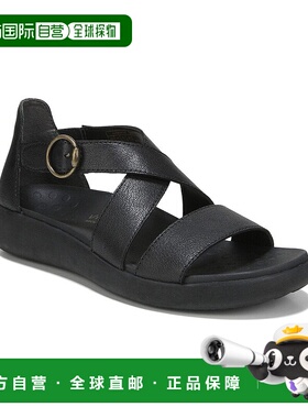 自营 Vionic Harmony Rx皮革表带-黑色厚底 美国直发奥莱