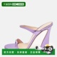 Rossi Aura Metallic 自营Gianvito Purple Leather Sandals