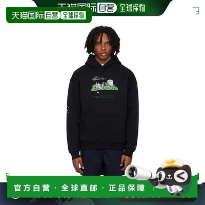 香港直邮A.P.C. 男士 黑色 JJJJound 联名 Hôtel Souvenirs 连帽