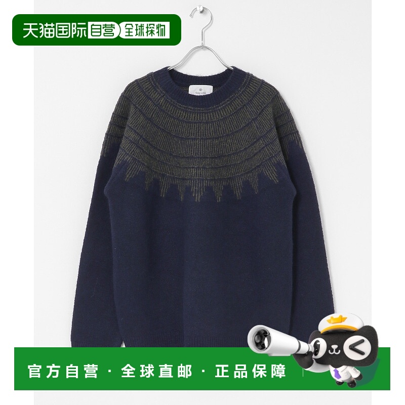 1h可退 日本直邮URBAN RESEARCH Sonny Label男装费尔岛图案针织