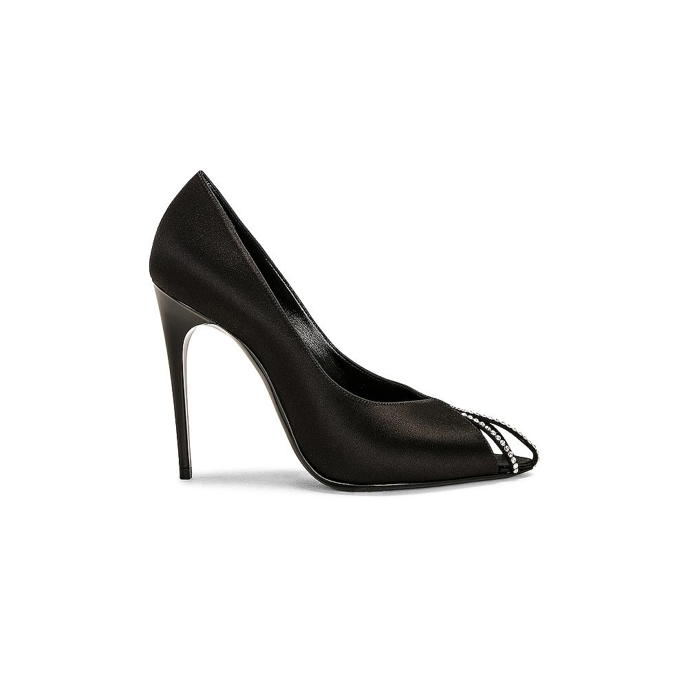 潮奢 Saint Laurent 圣罗兰 女士 Alix 精饰高跟鞋 7421719QN0A