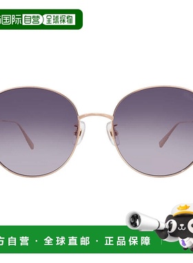 自营Chopard Smoke Gradient Round Ladies Sunglasses SCHL03M 0