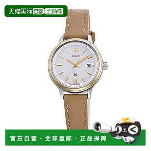 【日本直邮】Orient东方女款手表腕表RN-WG0420S棕色皮革表带时尚