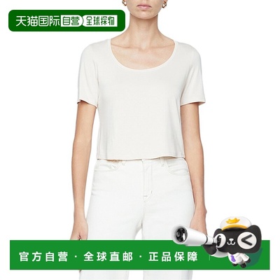 自营L'AGENCE Dana Crop T恤-浅蓝色 美国奥莱直发