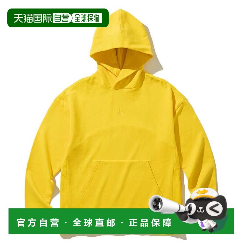 日本直邮New Balance Klutch 男士抓绒连帽衫 真黄色卫衣