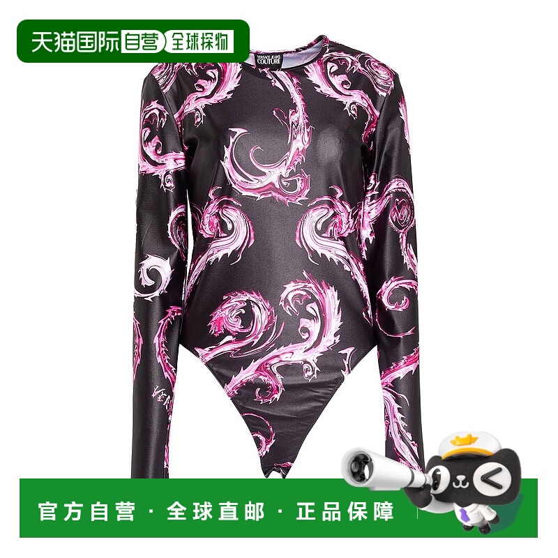 香港直邮Versace Jeans 范思哲 女士 连体衣 black黑色 舒适时尚