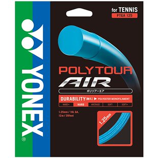 日本直邮YONEX 硬质网球肠 Polytour Air 125 PTGA125-018