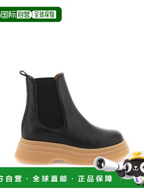 香港直邮GANNI 女士高跟鞋 S1924155 AW2022 黑色 Smooth leather