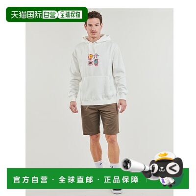 欧洲直邮Volcom 男士 EARTH TRIPPER PO 白色长袖卫衣 帽衫