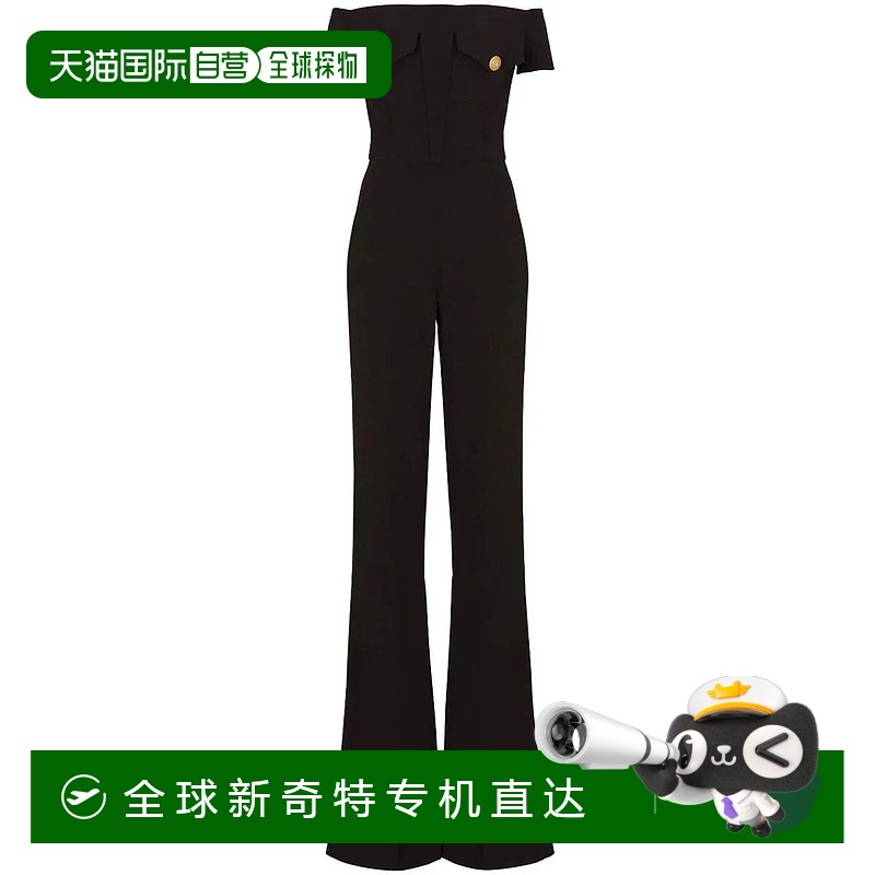1h可退 香港直邮BALMAIN 女士连衣裙 CF1PW130VE170 SS2024 黑色