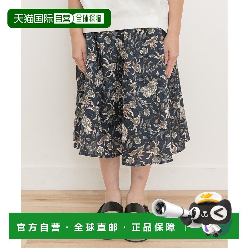 1h可退 日本直邮URBAN RESEARCH DOORS 儿童东方印花褶皱裙（亲子