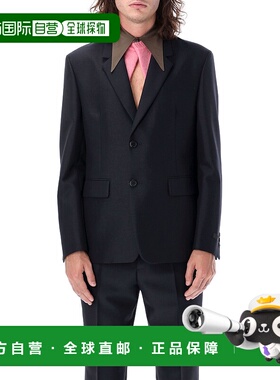 香港直邮PRADA 男士夹克 UGM2341WC1F0008 AW2023 蓝色 GIACCHE &