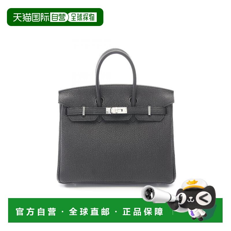 日本直邮中古Hermes爱马仕女包S级99新birkin 25铂金包 25牛皮手